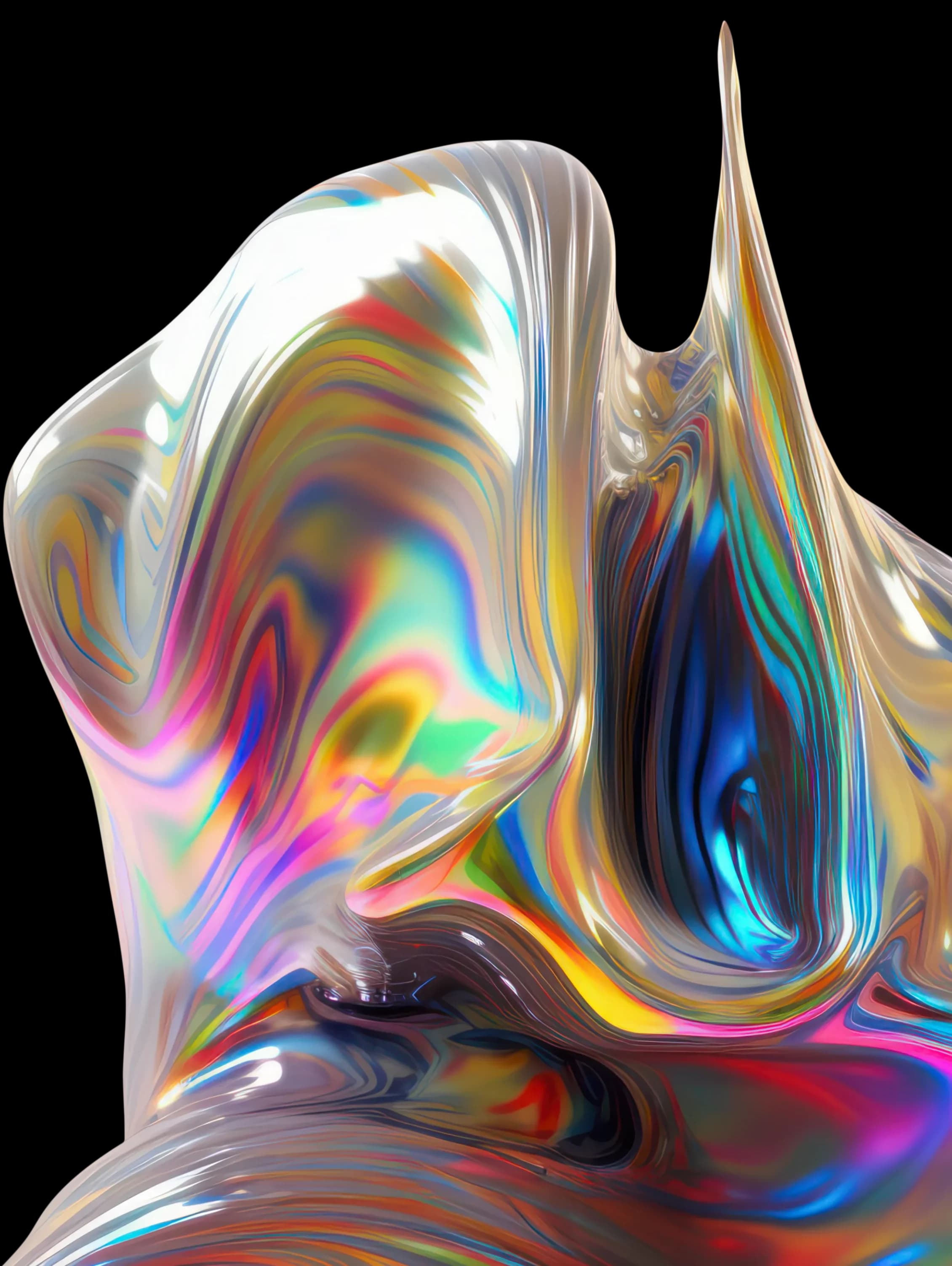 Fluid Abstract Shape